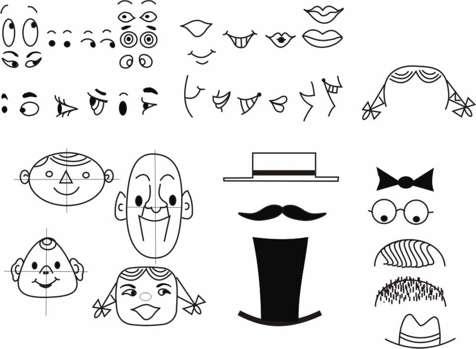 Cómo dibujar caras cómicas :: Aprender a dibujar rostros graciosos
