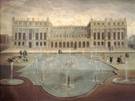 Palacio de Versalles, antes de la construcción de la Galería de los Espej
