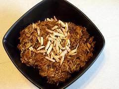Receta de arroz árabe