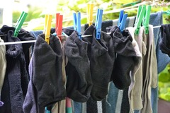 Lavar ropa negra